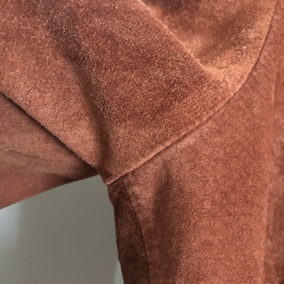 Bernardo by Nordstrom Suede Zip Up Jacket - Picture 5 of 6